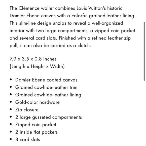 ⭐️SOLD⭐️Louis Vuitton Clemence Wallet - Picture 17 of 17